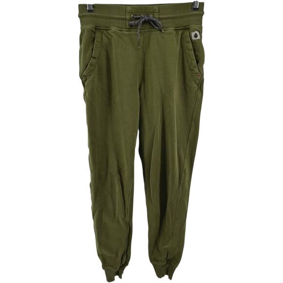 Stio Whitebark French Terry Jogger Sweatpants Outdoor Mountain Thyme Green Small - Picture 2 of 6